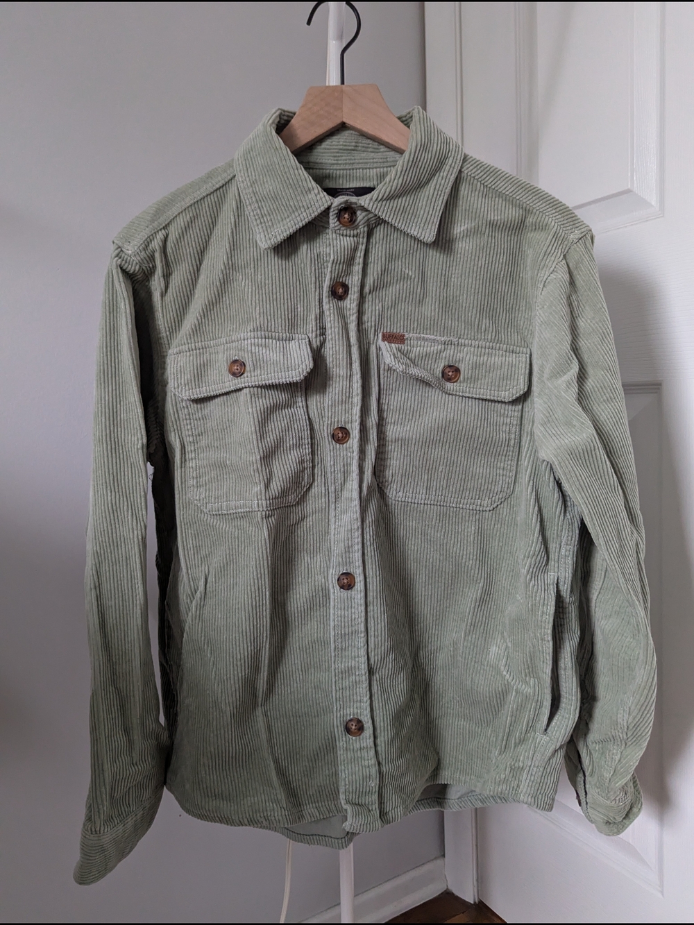 Buffalo David Bitton Sage Corduroy Jacket - Light Green